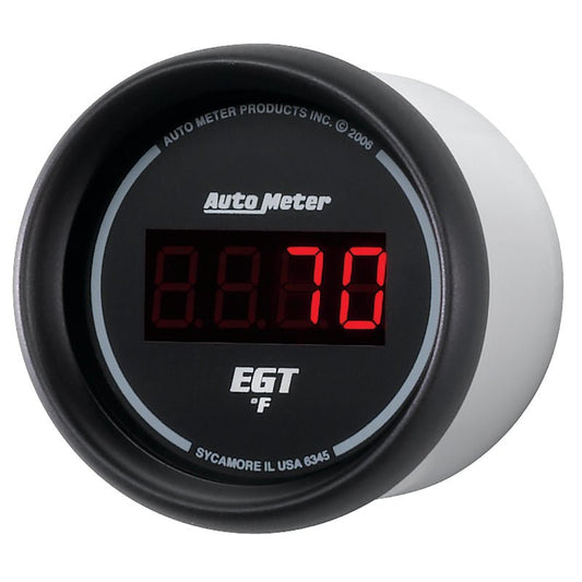 AutoMeter - Autometer Z Series 52mm 0-2000 Deg F Digital EGT/Pyrometer Gauge - Demon Performance