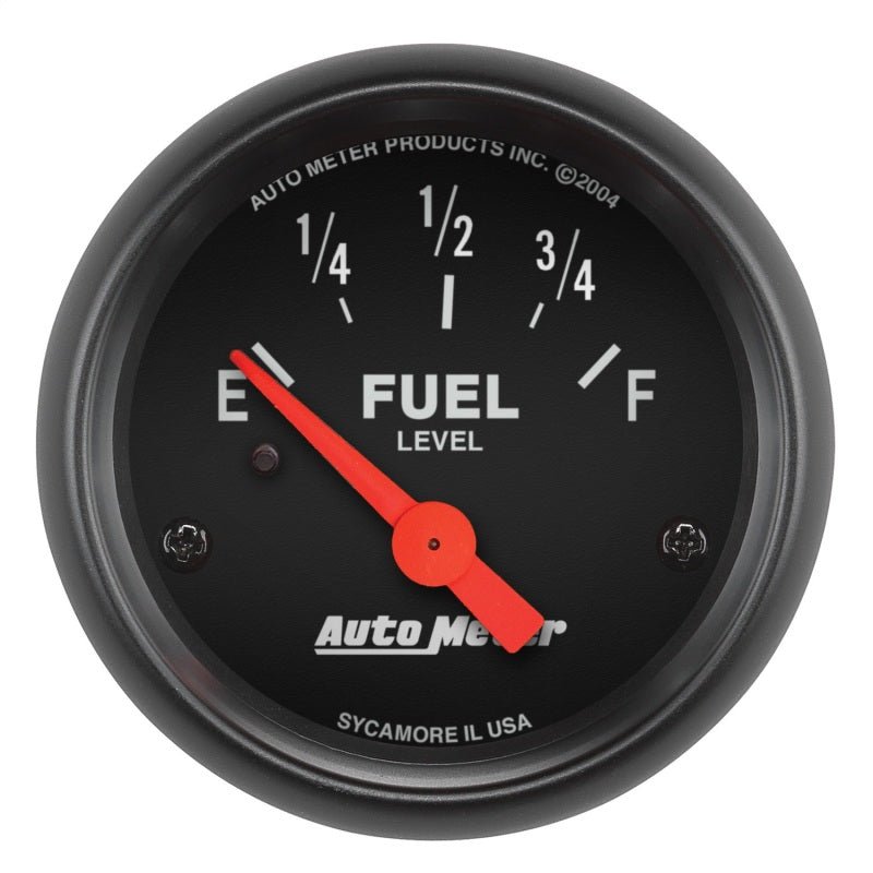 AutoMeter - Autometer Z Series 52mm 240 Empty / 33 Full Fuel Level Gauge - Demon Performance