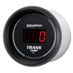 AutoMeter - Autometer Z Series 52mm Black Digital 0-300 Deg F Transmission Temperature Gauge - Demon Performance