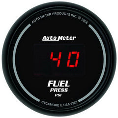 AutoMeter - Autometer Z Series 52mm Black Digital 5-100 PSI Fuel Pressure Gauge - Demon Performance