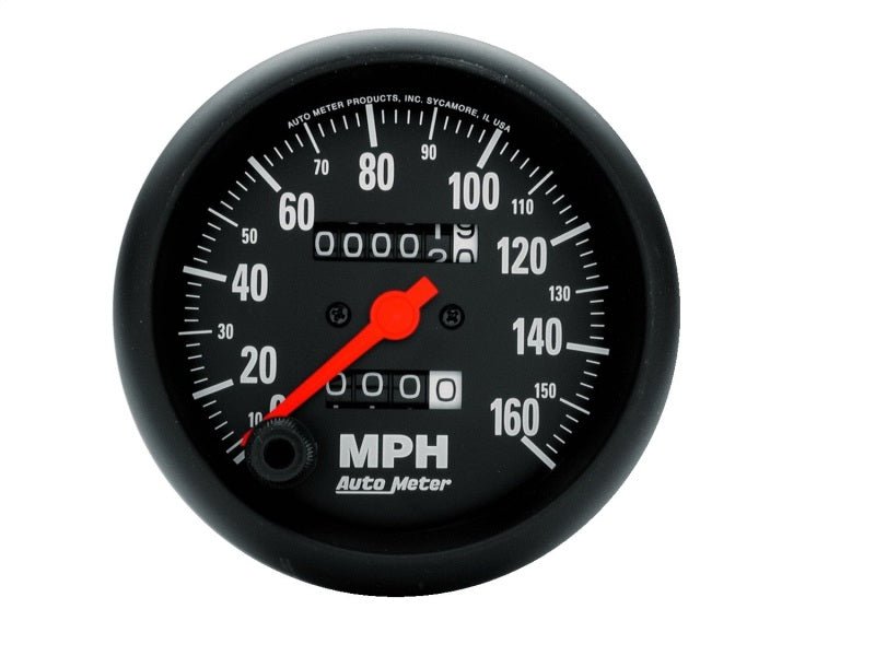 AutoMeter - Autometer Z-Series 85mm160 MPH Mechanical Speedometer - Demon Performance