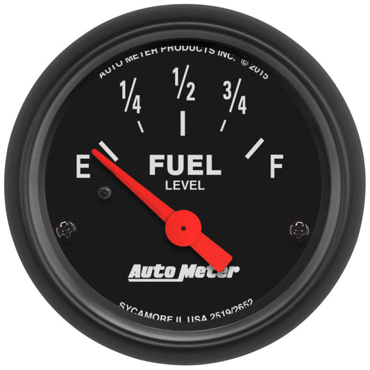 AutoMeter - Autometer Z-Series Gauge Fuel Level 2 1/16in 73e To 10f(Aftermarket Linear) Elec Z-Series - Demon Performance