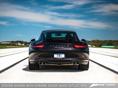 AWE Tuning - AWE Tuning 991 Carrera Performance Exhaust - Chrome Silver Tips - Demon Performance