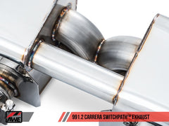 AWE Tuning - AWE Tuning Porsche 911 (991.2) Carrera / S SwitchPath Exhaust for PSE Cars - Chrome Silver Tips - Demon Performance