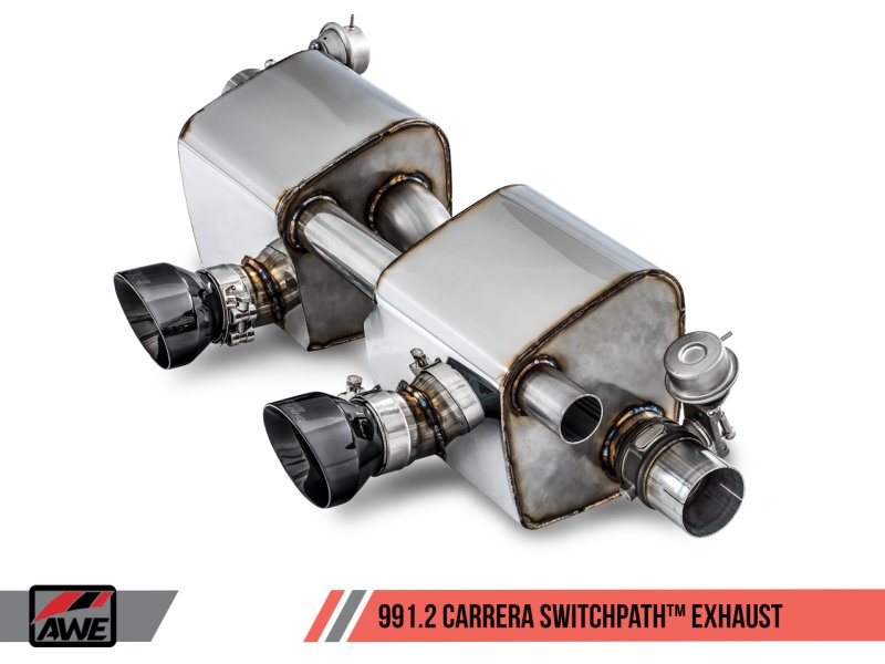 AWE Tuning - AWE Tuning Porsche 911 (991.2) Carrera / S SwitchPath Exhaust for PSE Cars - Chrome Silver Tips - Demon Performance