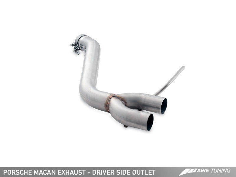 AWE Tuning - AWE Tuning Porsche Macan Track Edition Exhaust System - Diamond Black 102mm Tips - Demon Performance