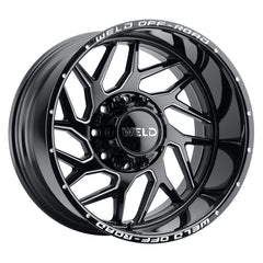 Weld Off-Road W117 20X9 Fulcrum 5X127 5X139.7 ET00 BS5.00 Gloss Black MIL 87.1