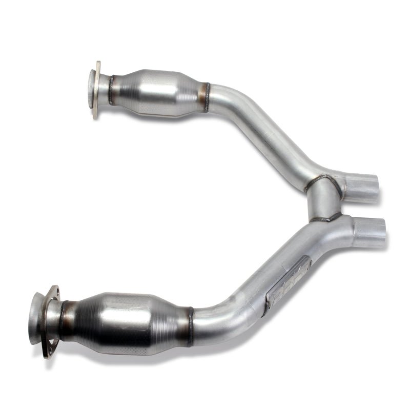 BBK - BBK 2015-16 Mustang V6 Short Mid H Pipe With Converters (To Be Used With 1642 Series Headers) - Demon Performance