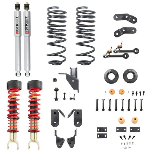 Belltech - Belltech 19+ RAM 1500 (6-LUG) Performance Coilover Kit 1-3in Front/3-4in Rear - Demon Performance