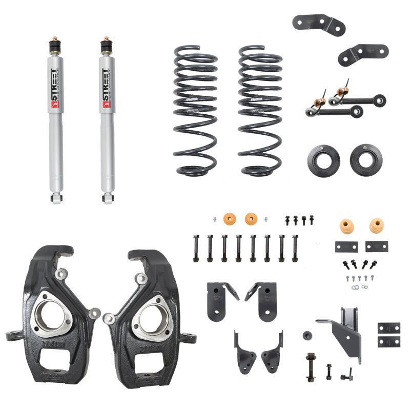 Belltech - Belltech LOWERING KIT 2019+ Ram 1500 2WD/4WD -2in F / 3-4in R - Demon Performance