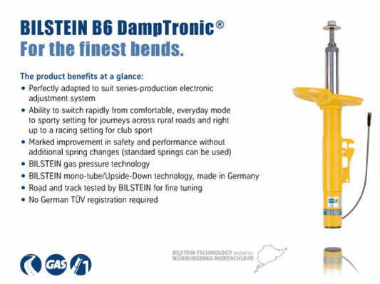 Bilstein - Bilstein B6 (DampTronic) 12-17 Porsche 911 (991) (w/ PASM) Rear Monotube Shock Absorber - Demon Performance