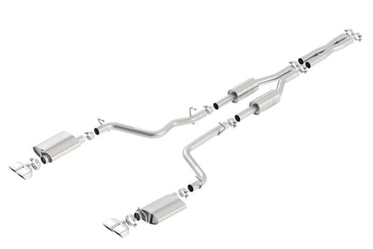 Borla - Borla 09-14 Dodge Challenger R/T 5.7L RWD 2Dr. 2.5in. ATAK CB Exhaust - Dual Split Rear Exit - Demon Performance