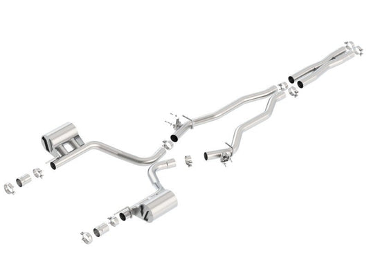 Borla - Borla 15-16 Dodge Challenger SRT/Scat Pcak 6.4L V8 ATAK Catback Exhaust - Demon Performance