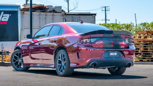 Borla - Borla 19-23 Dodge Charger GT 3.6L V6 RWD ATAK Catback Exhaust - Black Chrome Tips - Demon Performance