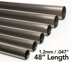 Ticon Industries 1.25in Diameter x 48in Length 1.2mm/.047in Wall Thickness Titanium Tube