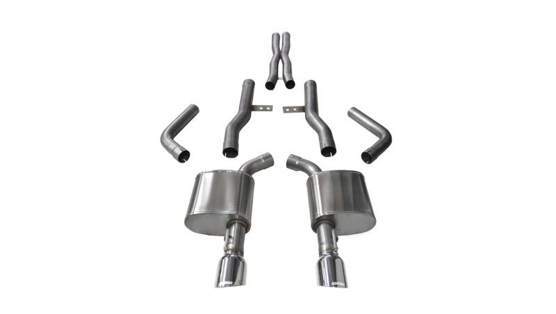 CORSA Performance - Corsa 15-16 Dodge Charger SRT/Scat Pack/R/T 6.4L Polished Xtreme Cat-Back Exhaust - Demon Performance