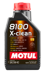 Motul 1L Synthetic Engine Oil 8100 5W40 X-CLEAN C3 -505 01-502 00-505 00-LL04