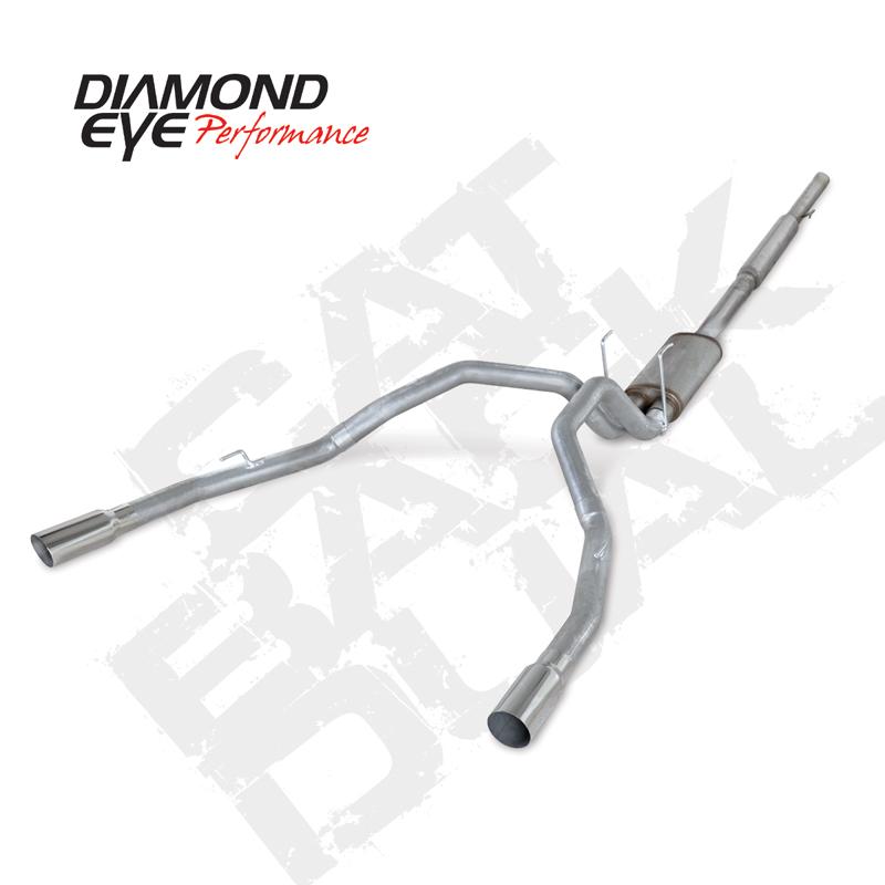 Diamond Eye Performance - Diamond Eye KIT 3in CB DUAL AL: DODGE 1500 2009-12 HEMI - Demon Performance