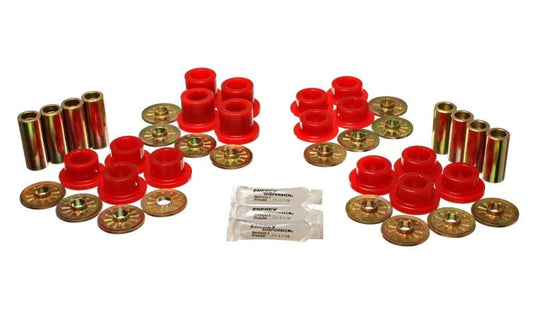 Energy Suspension - Energy Suspension 92-02 Dodge Viper Red Rear Control Arm Bushing Set - Demon Performance