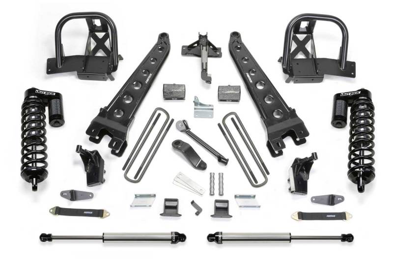 Fabtech - Fabtech 11-13 Ford F450/550 4WD 10 Lug 6in Rad Arm Sys w/Dlss 4.0 C/O& Rr Dlss - Demon Performance