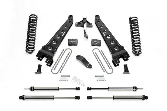 Fabtech - Fabtech 17 Ford F450/F550 4WD Diesel 6in Rad Arm Sys w/Coils & Dl Shks - Demon Performance