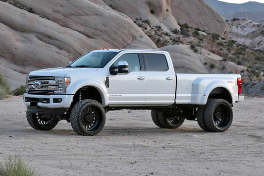 Fabtech - Fabtech 18 Ford F450/F550 4WD Diesel 6in 4Link Sys w/4.0 & 2.25 Dl - Demon Performance