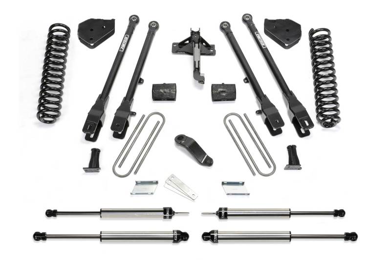 Fabtech - Fabtech 18 Ford F450/F550 4WD Diesel 6in 4Link Sys w/Coils & Dl Shks - Demon Performance