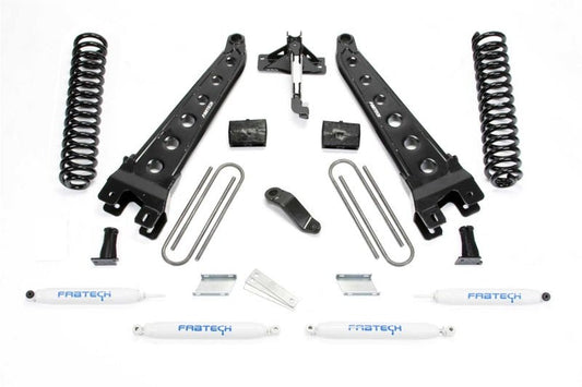 Fabtech - Fabtech 19-20 Ford F450/F550 4WD Diesel 6in Rad Arm Sys w/Coils & Perf Shks - Demon Performance