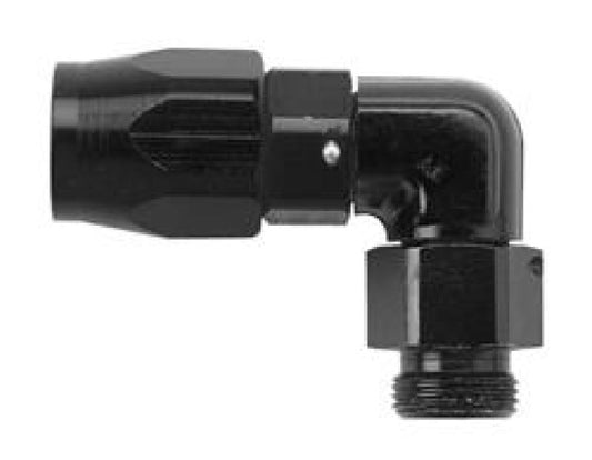 Fragola - Fragola -10AN x 90 Degree Hose End x 1/2 NPT - Black - Demon Performance