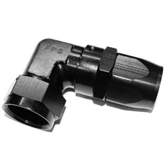 Fragola - Fragola -10AN x 90 Degree Low Profile Forged Hose End - Black - Demon Performance