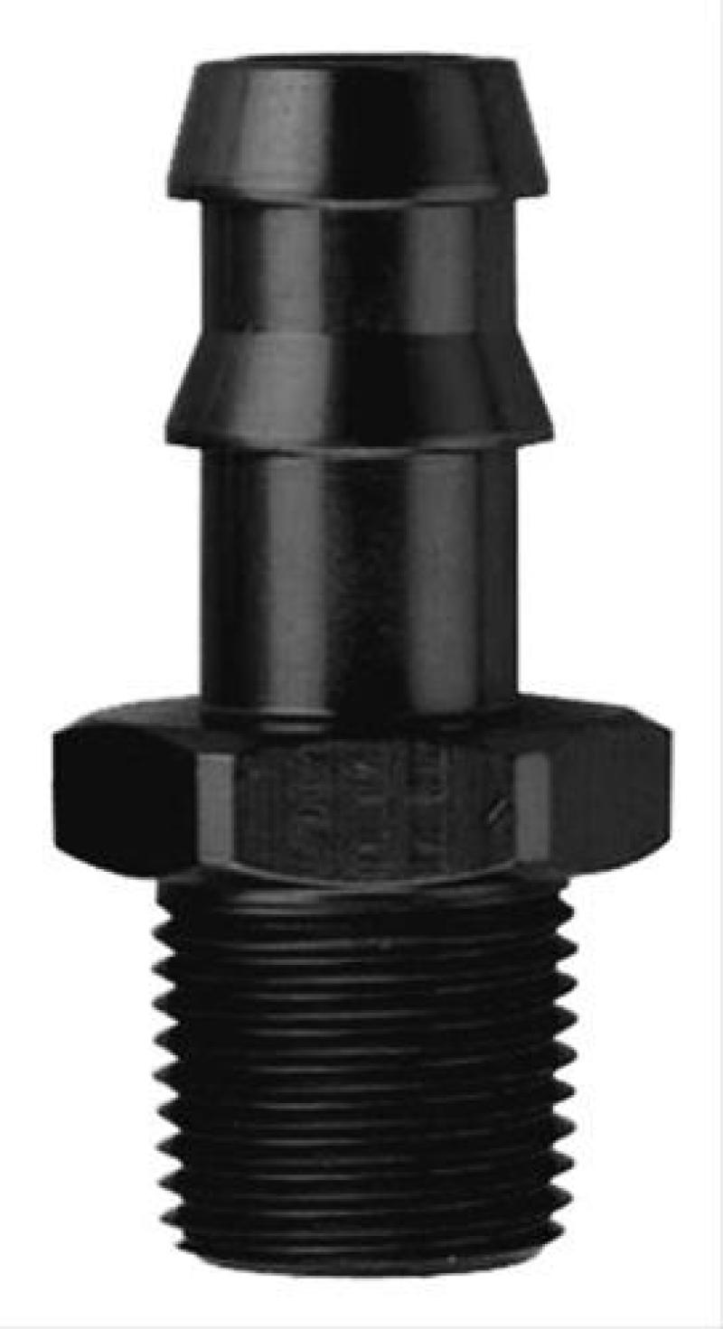 Fragola - Fragola 1/2 Hose Barb x 3/8 NPT - Black - Demon Performance