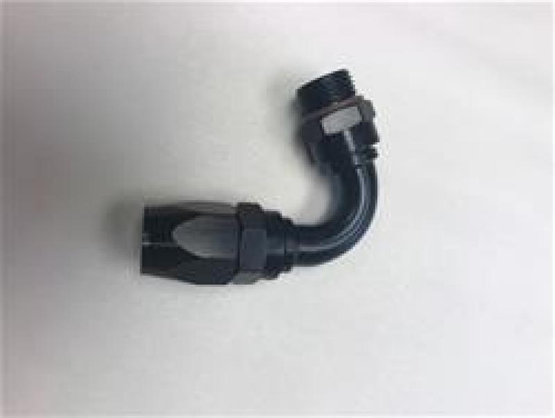 Fragola - Fragola -12AN Male Rad. Fitting x 120 Degree Pro-Flow Hose End - Black - Demon Performance