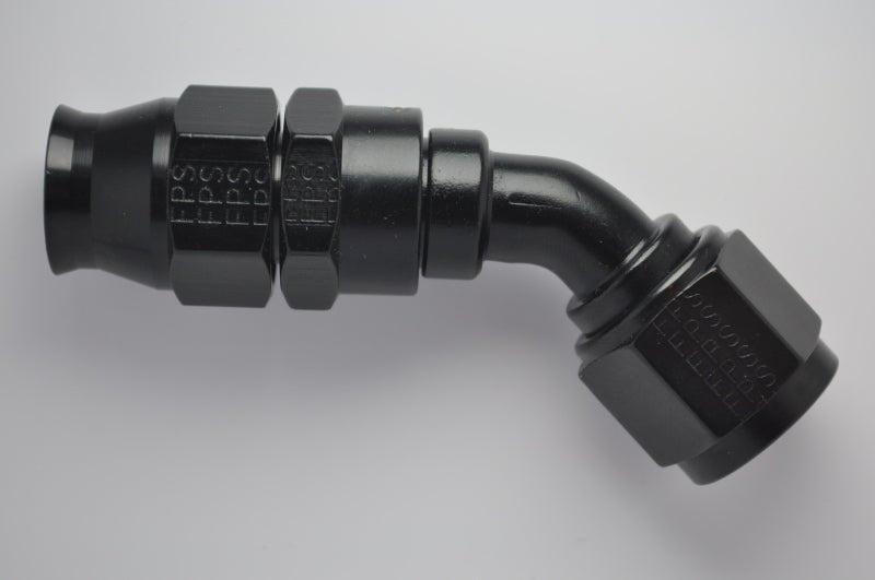 Fragola - Fragola -12AN Real Street x 45 Degree Hose End Black For PTFE Hose - Demon Performance