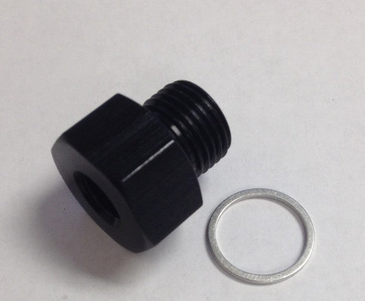 Fragola - Fragola 1/2in NPT Oil Temp Adapter Black - Demon Performance