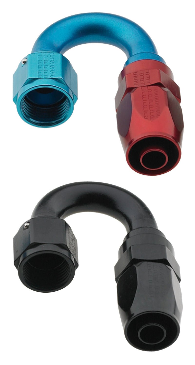 Fragola - Fragola -16AN Fem x -12AN Hose 180 Degree Reducing Hose End - Black - Demon Performance