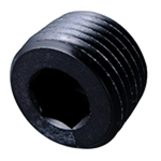 Fragola - Fragola 3/8 NPT Pipe Plug- Internal Black - Demon Performance