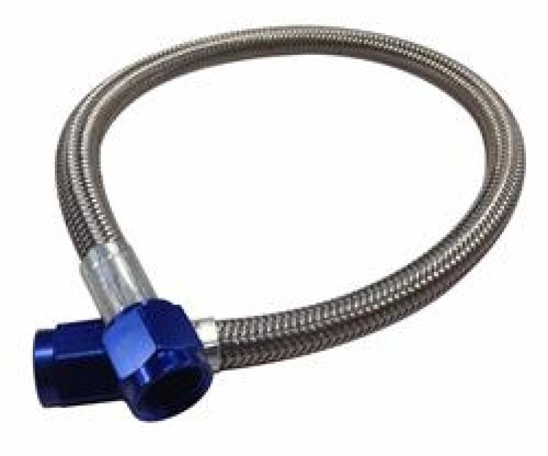 Fragola - Fragola -4AN Hose Assembly Straight x Straight 240in Blue Nuts Nitrous Supply Line (20 Feet) - Demon Performance