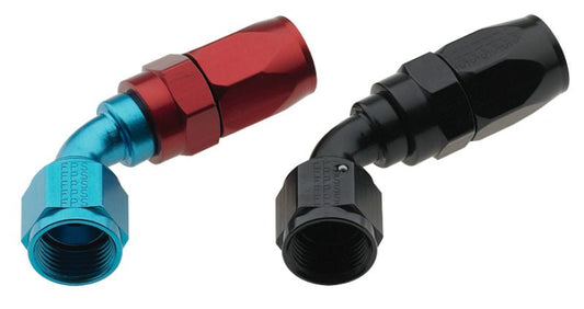 Fragola - Fragola -4AN x 60 Degree Pro-Flow Hose End - Black - Demon Performance