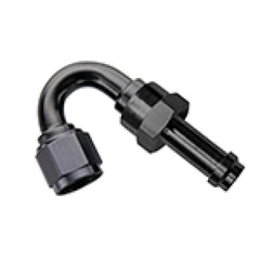 Fragola - Fragola -6AN 150 Degree EZ Street Hose End Black - Demon Performance