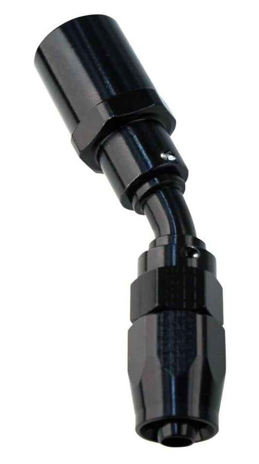 Fragola - Fragola -6AN Pro-Flow x 30 Degree 3/8 EFI Quick Disconnect Hose End - Black - Demon Performance