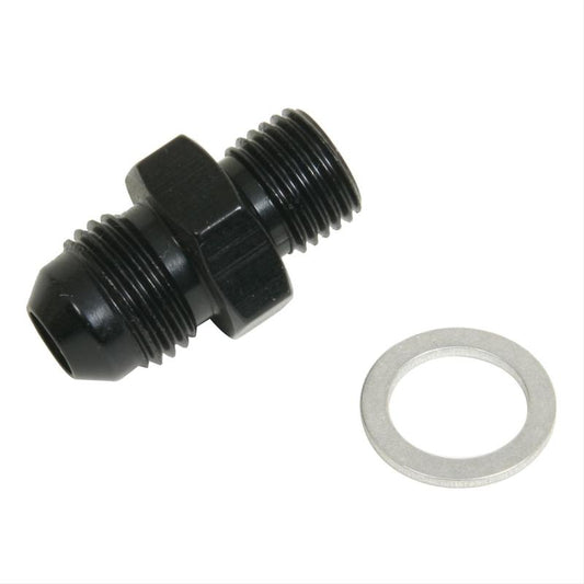 Fragola - Fragola -6AN x 12mm x 1.25 Male Adapter-Solex - Black - Demon Performance