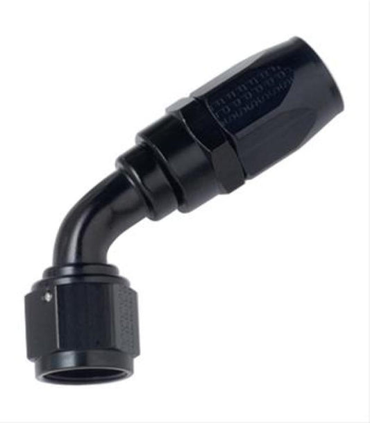 Fragola - Fragola -6AN x 45 Degree P/S Hose End Aluminum - Black Only - Demon Performance