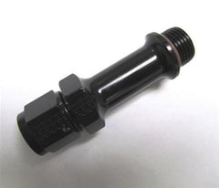 Fragola - Fragola -6AN x 9/16-24 Carb Adapter Long 3in - Black - Demon Performance