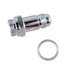 Fragola - Fragola -6AN x 9/16-24 Male Adapter-Holley - Chrome - Demon Performance