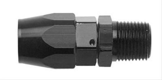 Fragola - Fragola -8AN Straight Hose End x 1/2 NPT - Black - Demon Performance