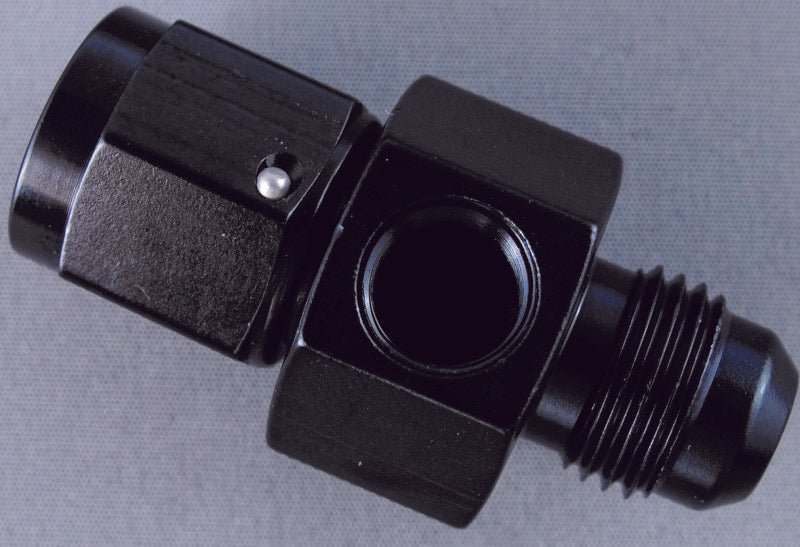 Fragola - Fragola Inline Gauge Adapter -6AN Male x -6AN Fem - Black - Demon Performance