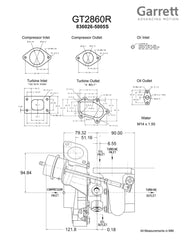 Garrett - Garrett GT2860R Dual Ball Bearing Turbocharger - Demon Performance