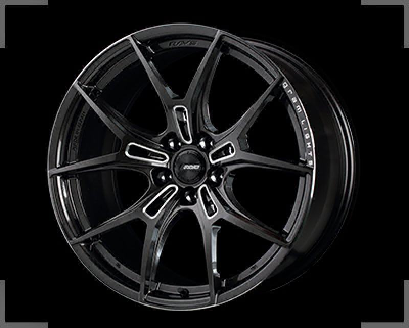 Gram Lights - Gram Lights 57FXZ 19x8.5 +36 5-120 Super Dark Gunmetal & Machining Rim Edge DC Wheel - Demon Performance