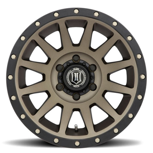 ICON - ICON Compression 18x9 5x5 -12mm Offset 4.5in BS Bronze Wheel - Demon Performance