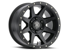 ICON - ICON Rebound 18x9 6x5.5 0mm Offset 5in BS 106.1mm Bore Satin Black Wheel - Demon Performance